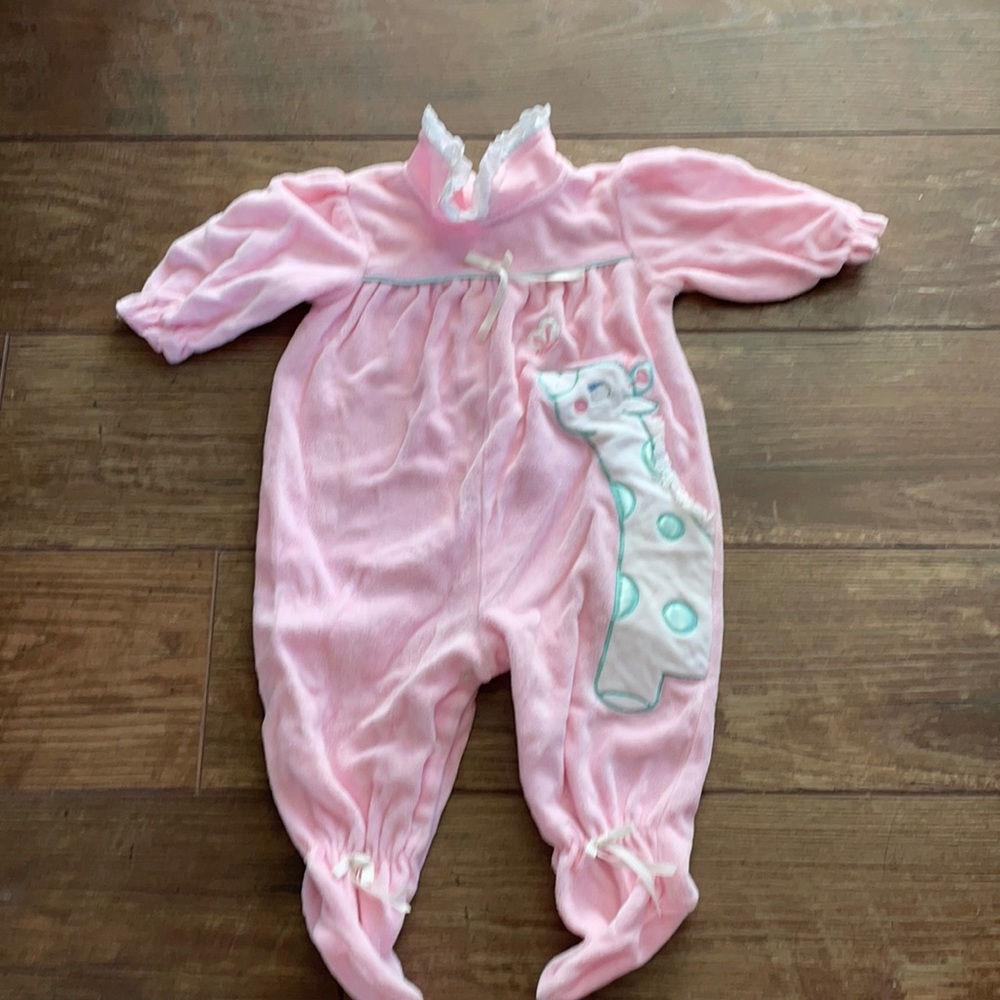 VINTAGE Fleece Baby Onesie